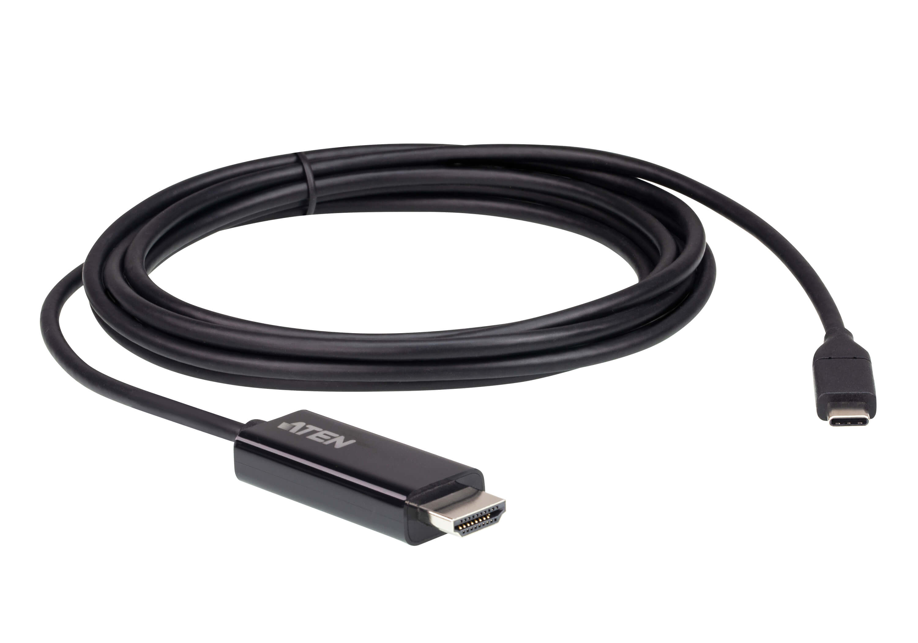 Aten USB-C to HDMI 4K 2.7m Cable, supports up to 4K @ 60Hz with high quality cable Aten USB-C to HDMI 4K 2.7m Cable, supports up to 4K @ 60Hz with high quality cable